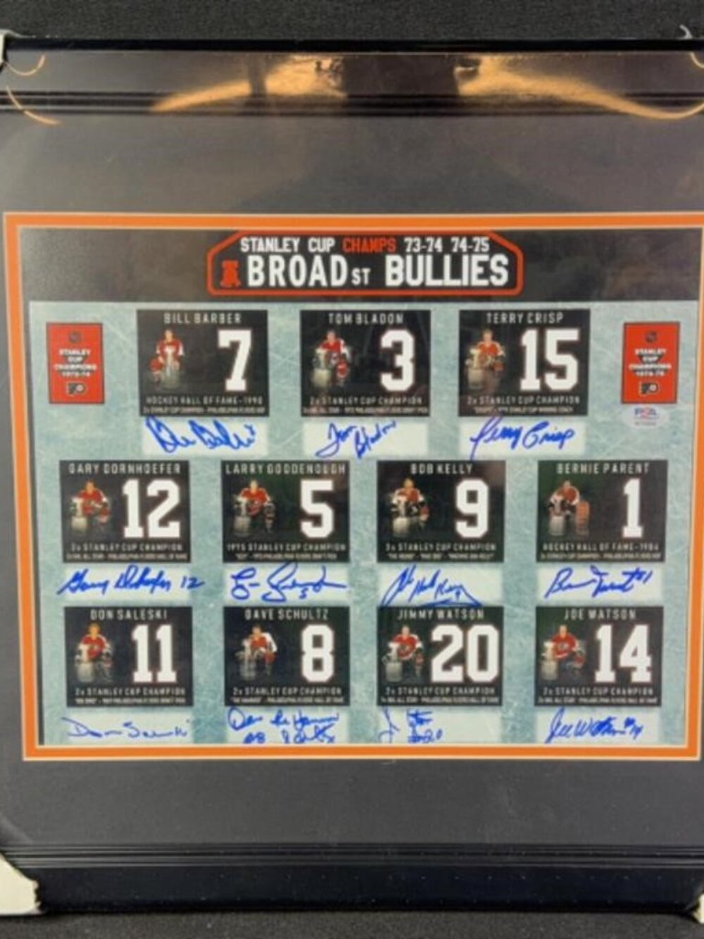 Philadelphia Flyers Stanley Cup Champs Broad St Bullies 73- 74 and 74-75 Photo